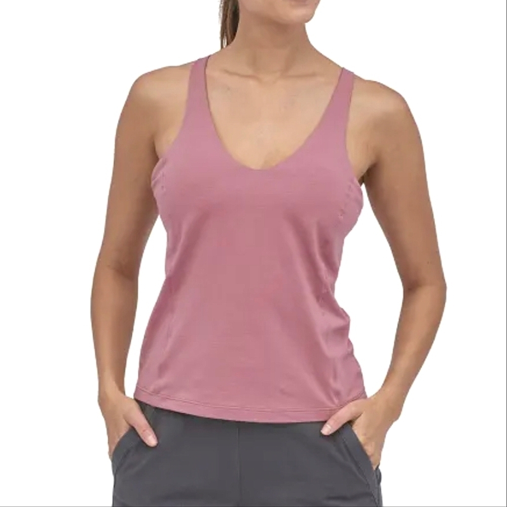 Patagonia Tadra Tank Top Pink Size Small